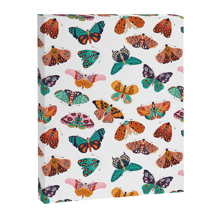 Spring Butterflies Pattern 003 Canvas Print Gallery Image 1
