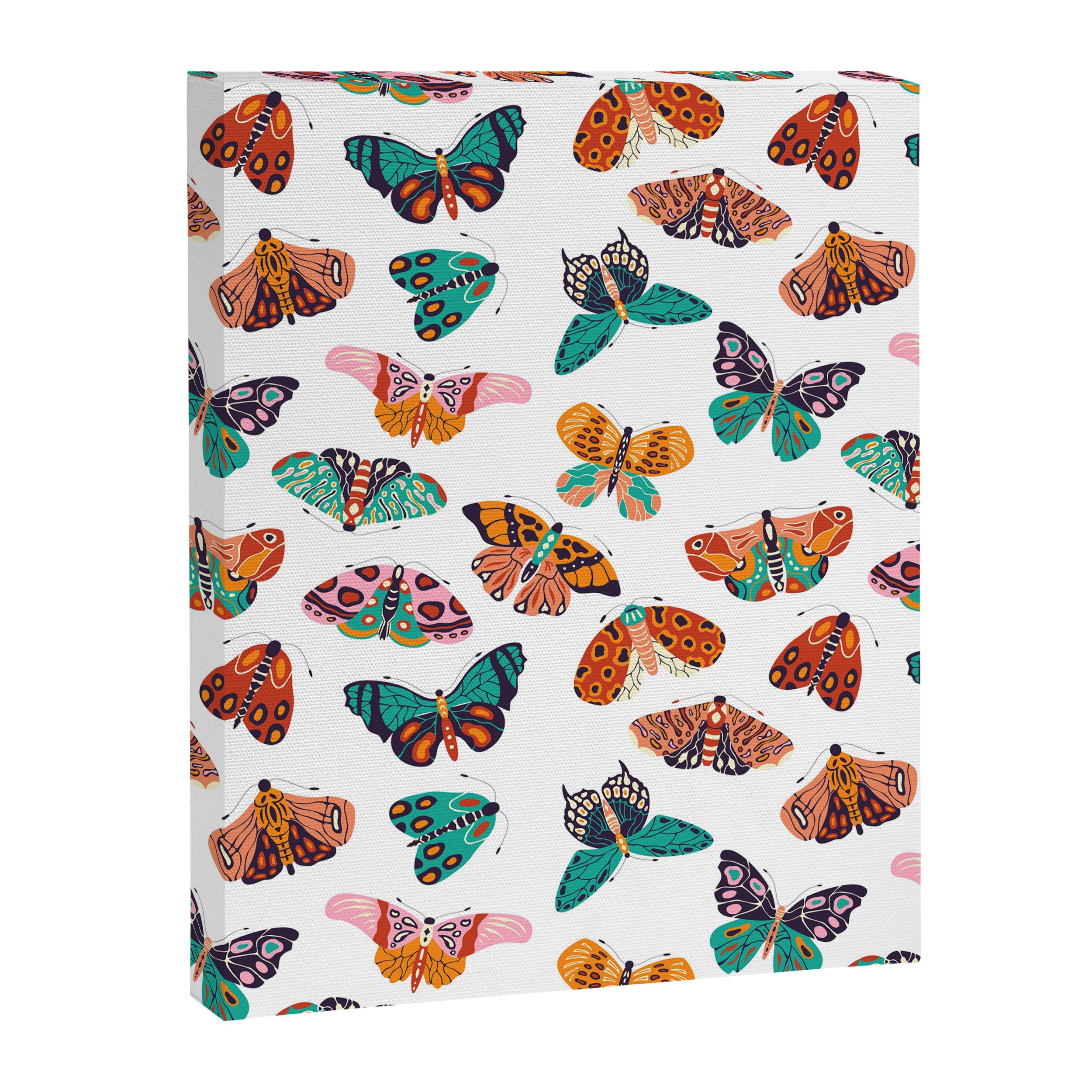 Spring Butterflies Pattern 003 Canvas Print Gallery Image 8