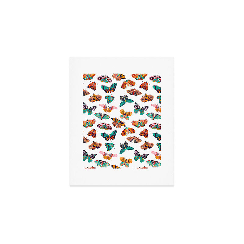 Spring Butterflies Pattern 003 Art Print Gallery Image 1