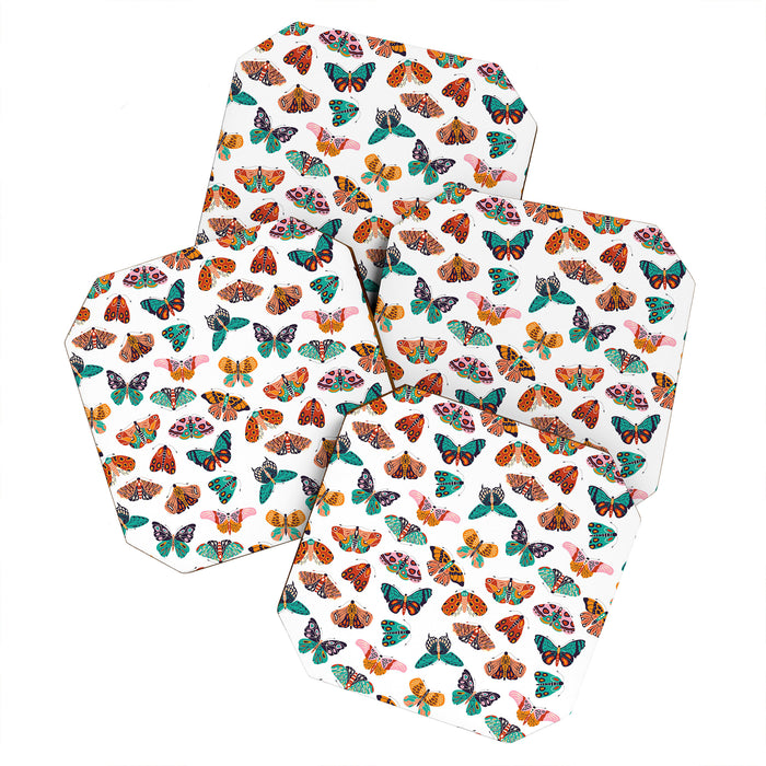 Spring Butterflies Pattern 003 Coaster Gallery Image 1