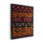 Tribal ethnic geometric pattern 021 Framed Canvas Print Gallery Image 2