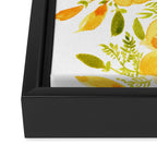 Watercolor California poppies (Quad set, #1) Framed Canvas Print Gallery Image 3