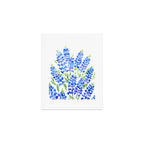 Watercolor Texas bluebonnets Art Print Gallery Image 1