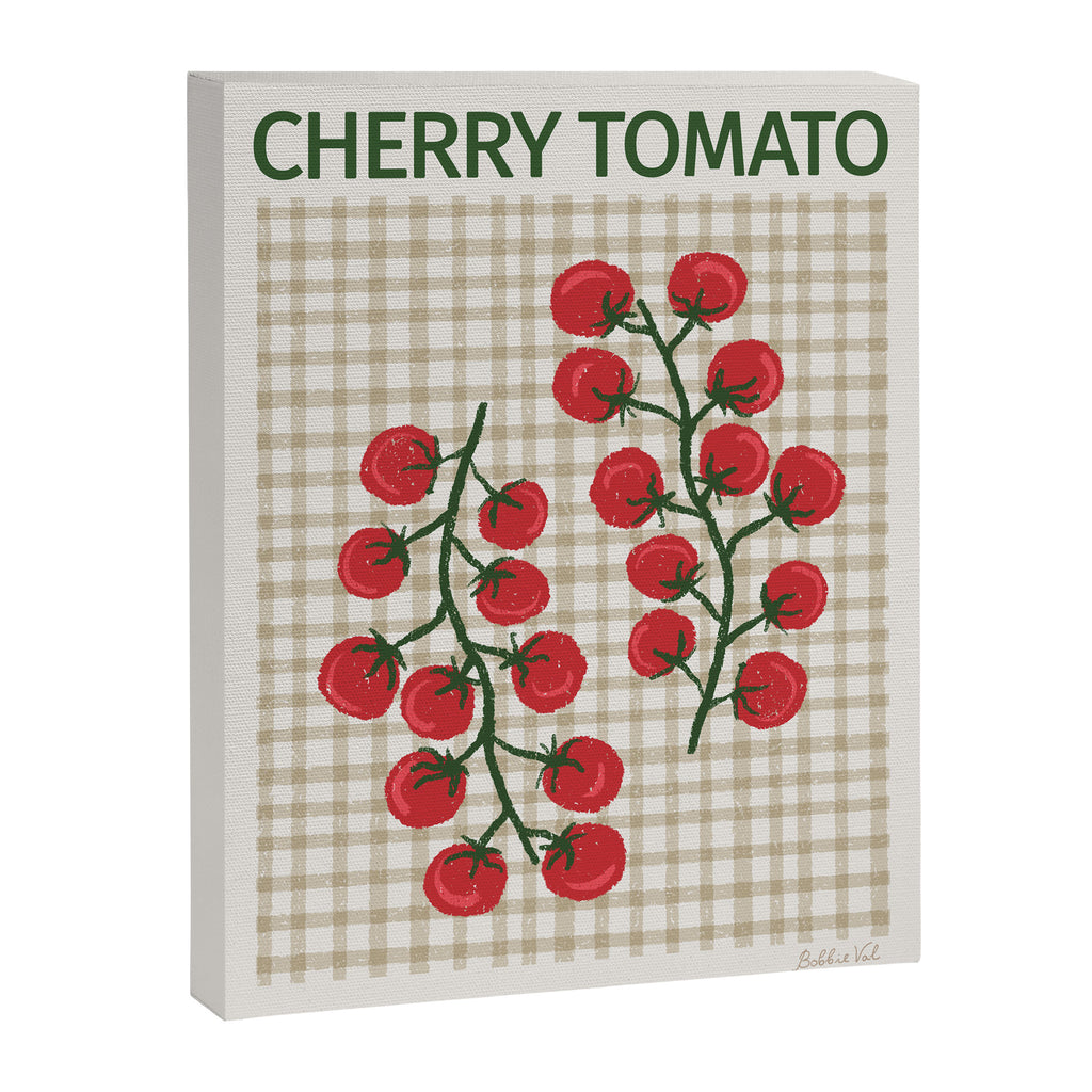 Cherry Tomato Plaid Farmers Market Canvas Print Gallery Image 6