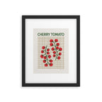 Cherry Tomato Plaid Farmers Market Framed Art Print Gallery Image 5
