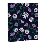 Dark Gothic Floral Garden Flowers and Eyes Creepy Halloween Canvas Print Gallery Image 6