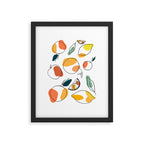Abstract citrus fruit Framed Art Print Gallery Image 6