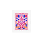 Botanical Garden Folklore in Pink Art Print Gallery Image 1