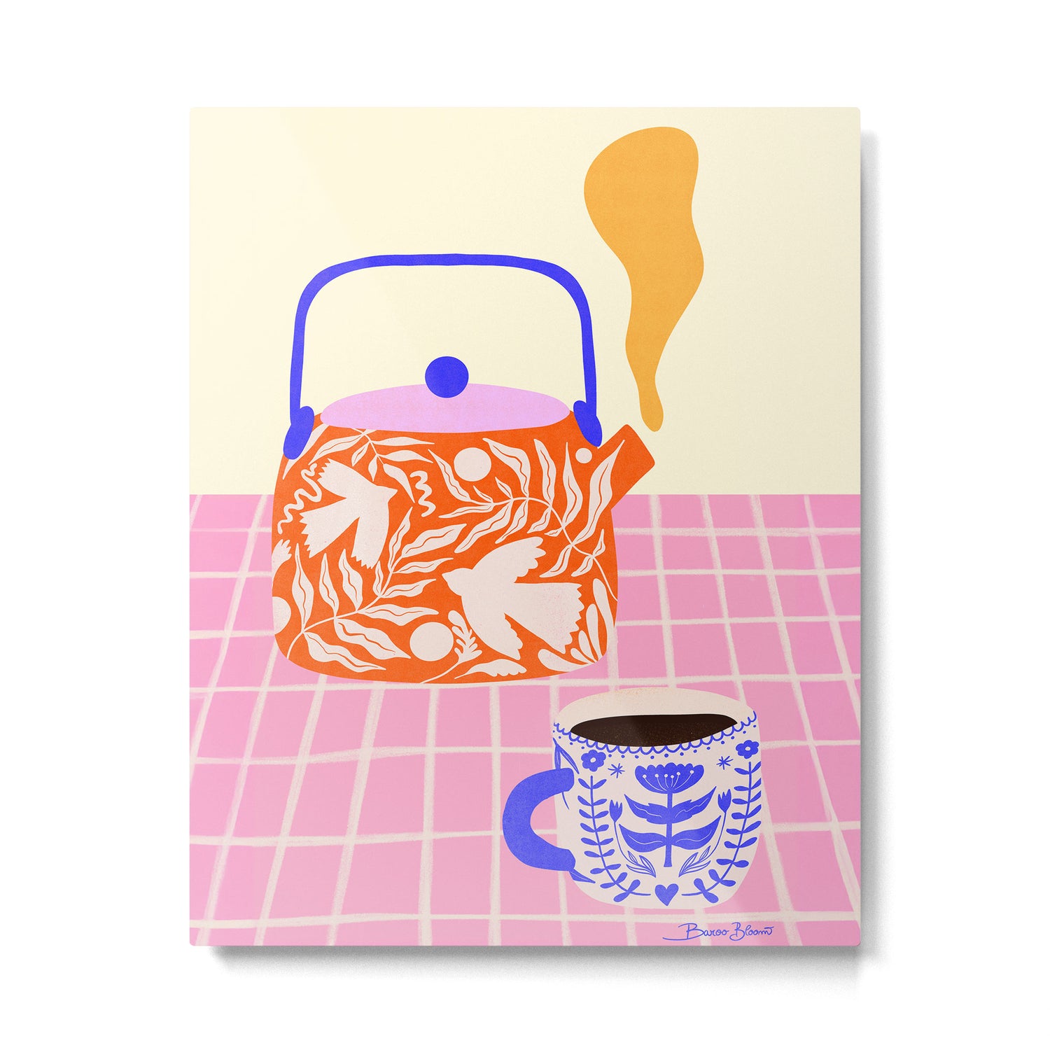 Colorful Tea Por Metal Print Gallery Image 6