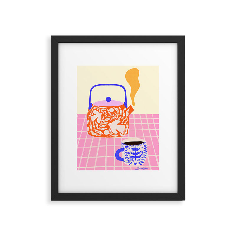 Colorful Tea Por Framed Art Print Gallery Image 6