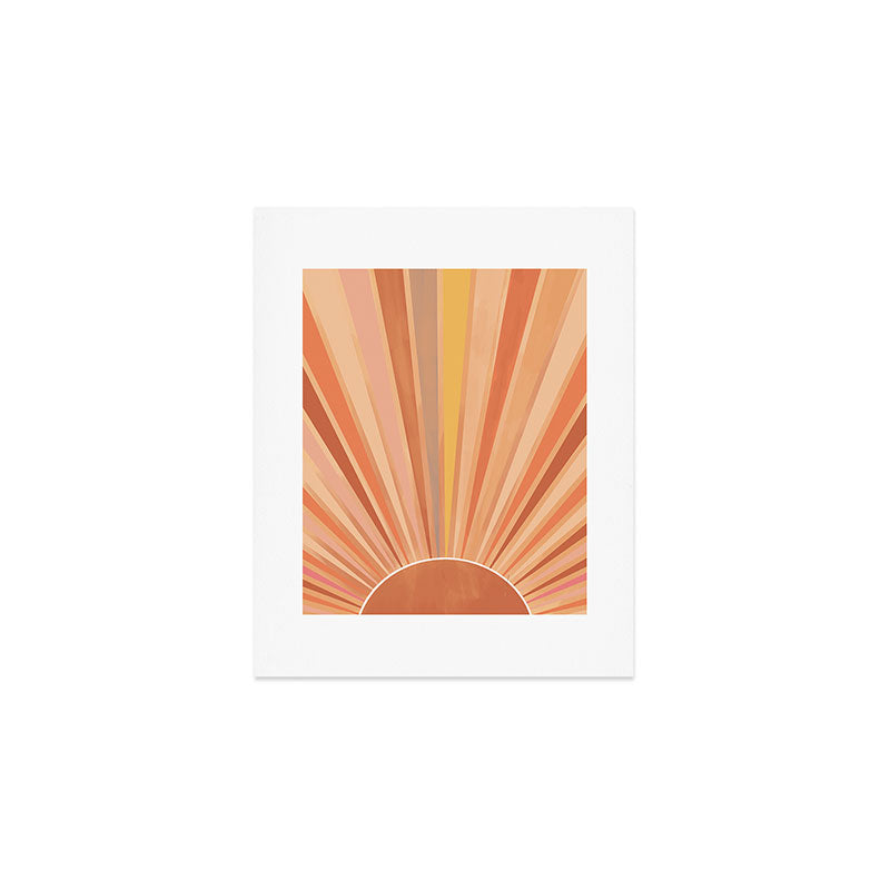 Dessert Sunset Art Print Gallery Image 1
