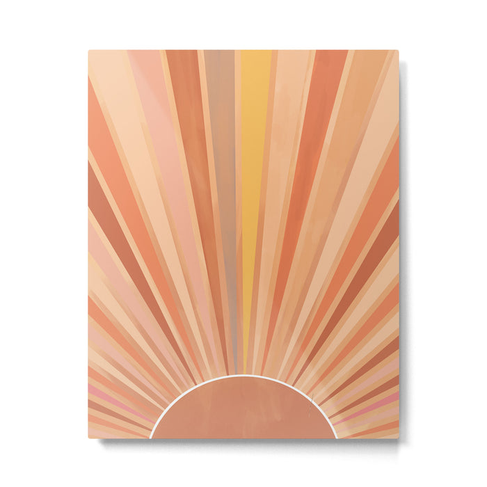 Dessert Sunset Metal Print Gallery Image 1