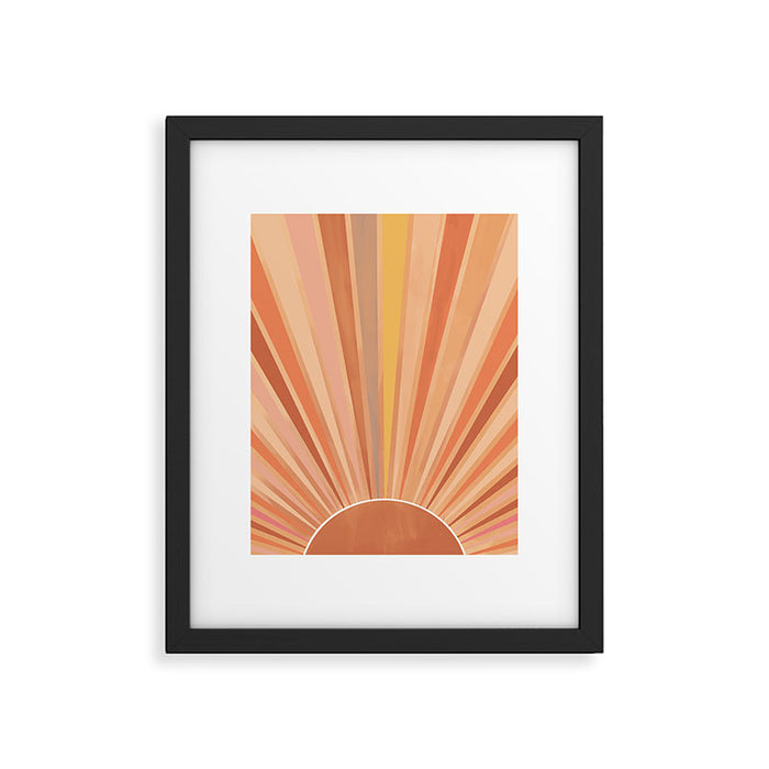 Dessert Sunset Framed Art Print Gallery Image 1