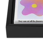 Flower market neon Framed Canvas Print Gallery Image 3