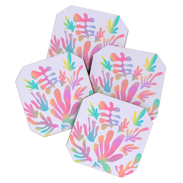 Matisse colorful pastel cutouts Coaster Gallery Image 1