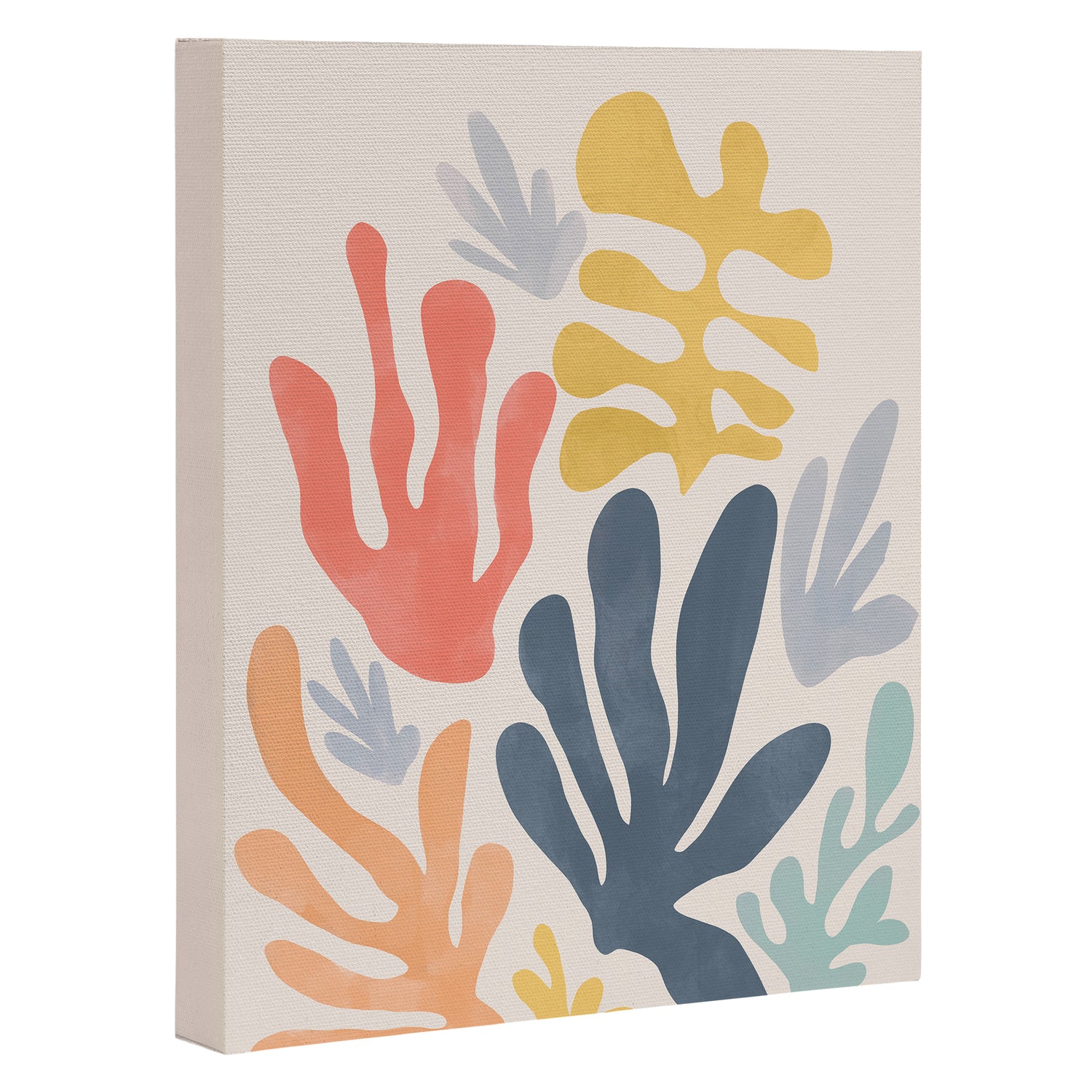Matisse Cutouts Homage - Abstract Painting Canvas Print Gallery Image 3