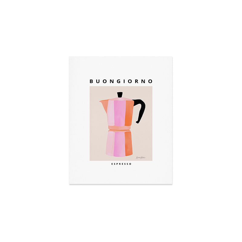 Moka Espresso Coffee Art Print Gallery Image 1