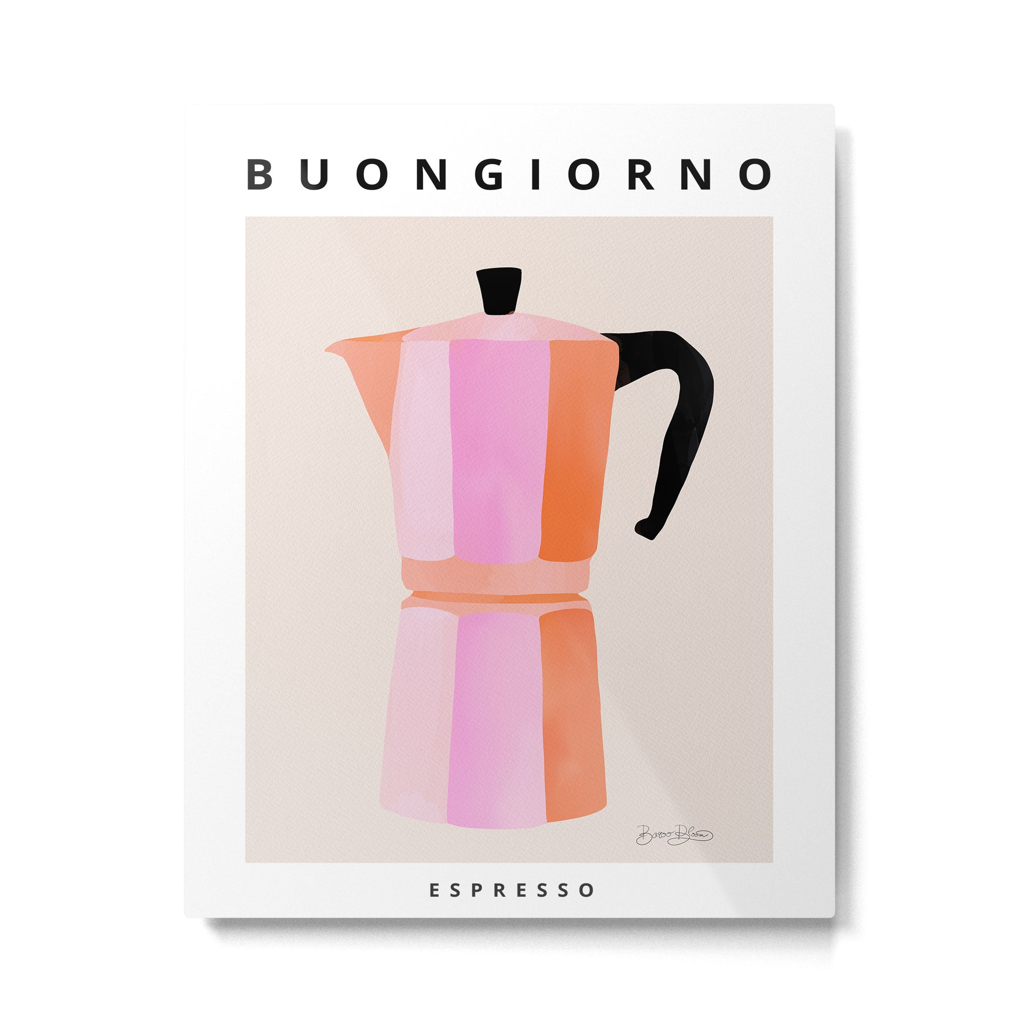 Moka Espresso Coffee Metal Print Gallery Image 4