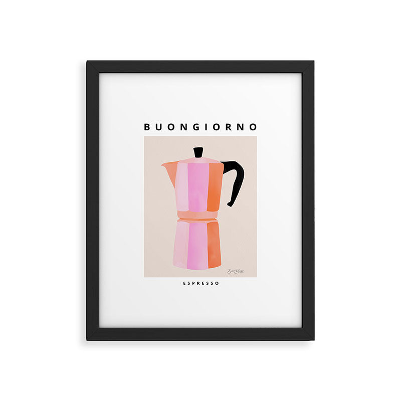 Moka Espresso Coffee Framed Art Print Gallery Image 5