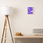 More Amor por favor - brush typography love quote Canvas Print Gallery Image 2