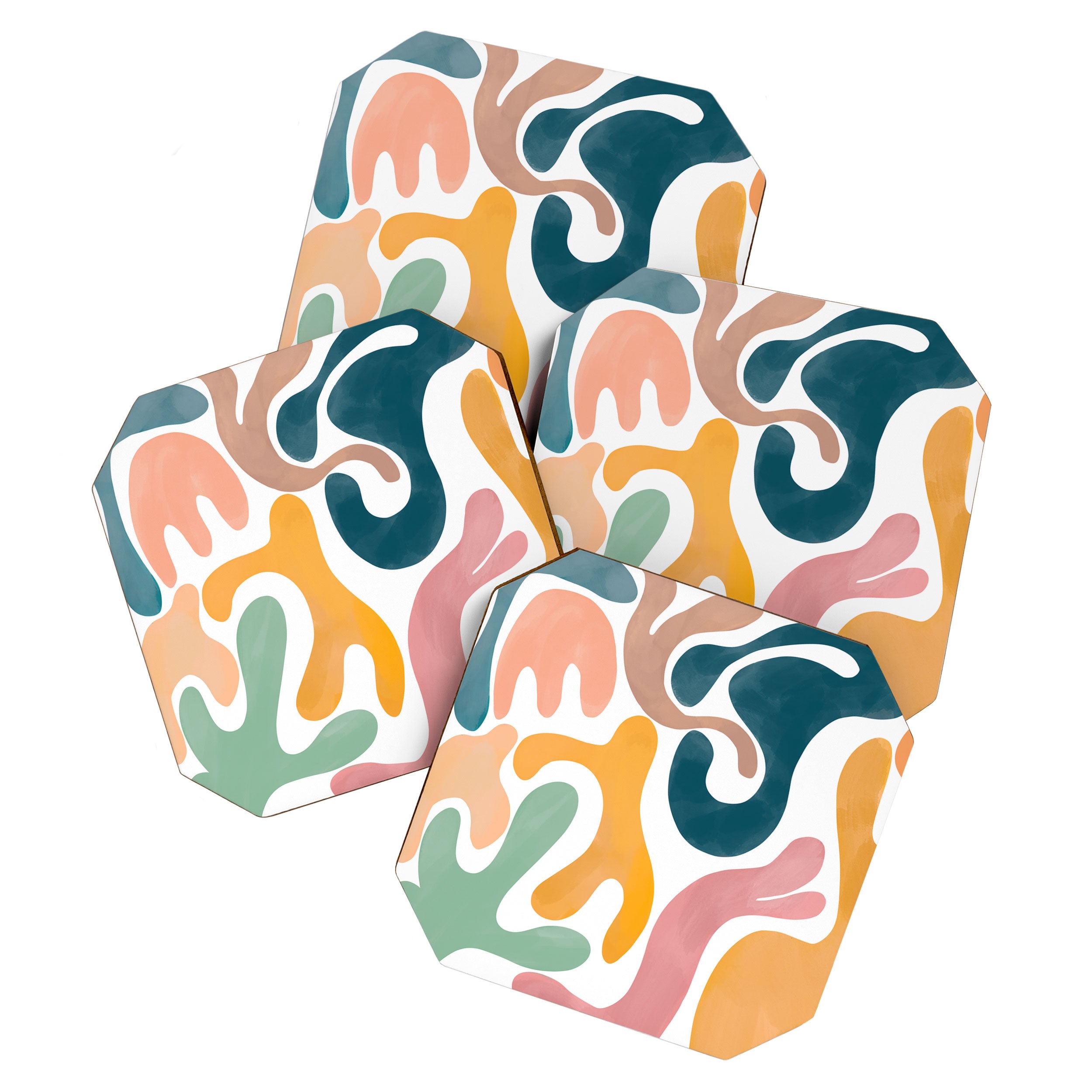 Pastel Blossom Matisse Coaster Gallery Image 1
