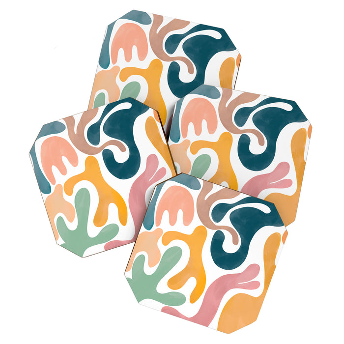 Pastel Blossom Matisse Coaster Gallery Image 1