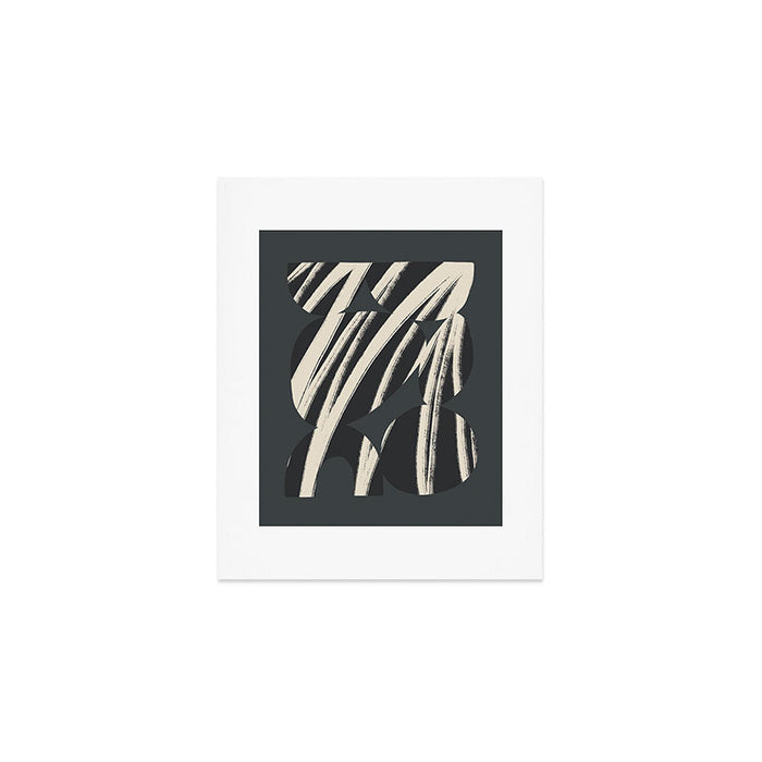Bold Shapes NO.3 | Black Art Print Gallery Image 1