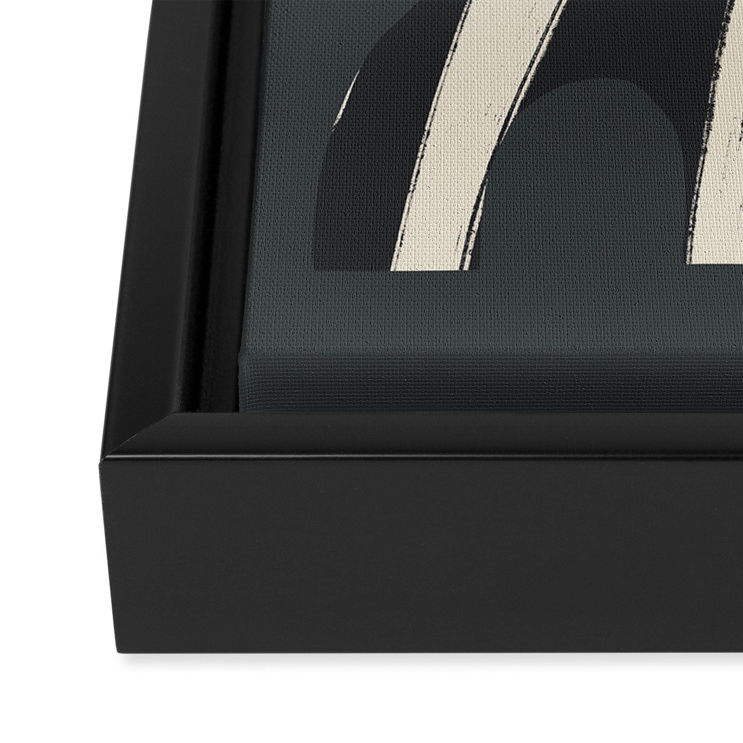 Bold Shapes NO.3 | Black Framed Canvas Print Gallery Image 3