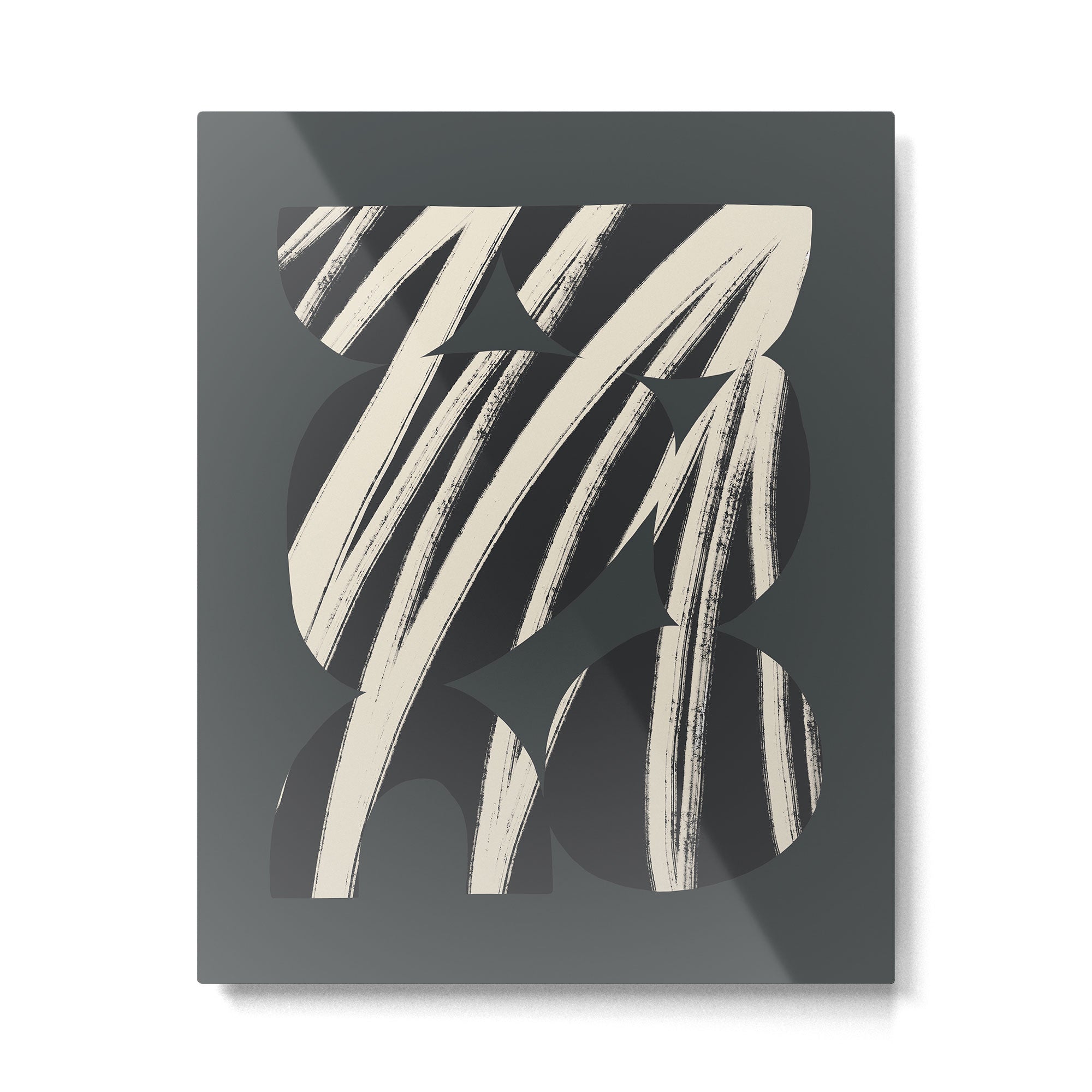 Bold Shapes NO.3 | Black Metal Print Gallery Image 4