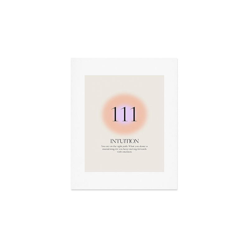 Angel Number 111 | Intuition Art Print Gallery Image 1