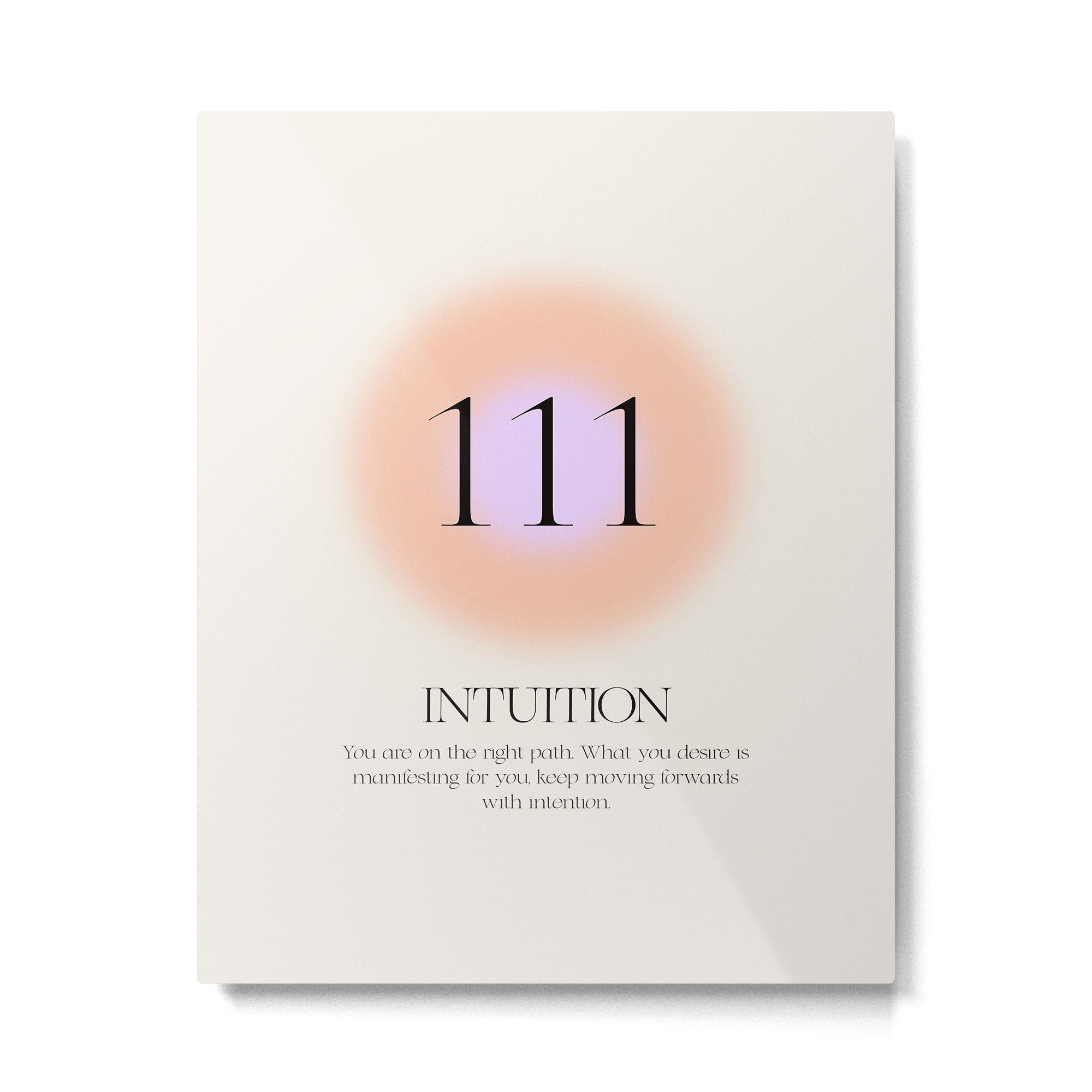 Angel Number 111 | Intuition Metal Print Gallery Image 4