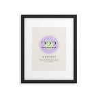 Angel Number 222 | Alignment Framed Art Print Gallery Image 4