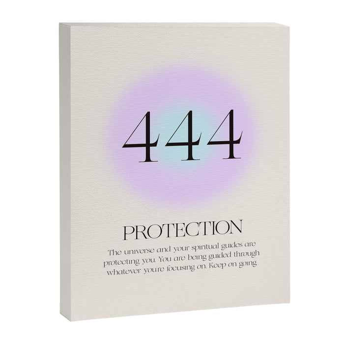 Angel Number 444 | Protection Canvas Print Gallery Image 1