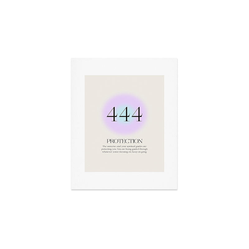 Angel Number 444 | Protection Art Print Gallery Image 1
