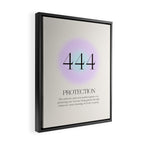 Angel Number 444 | Protection Framed Canvas Print Gallery Image 2