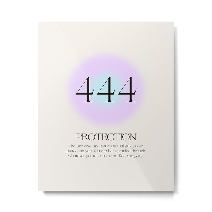 Angel Number 444 | Protection Metal Print Gallery Image 1