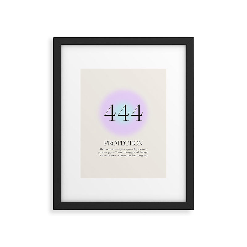 Angel Number 444 | Protection Framed Art Print Gallery Image 5