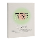 Angel Number 555 | Change Canvas Print Gallery Image 6