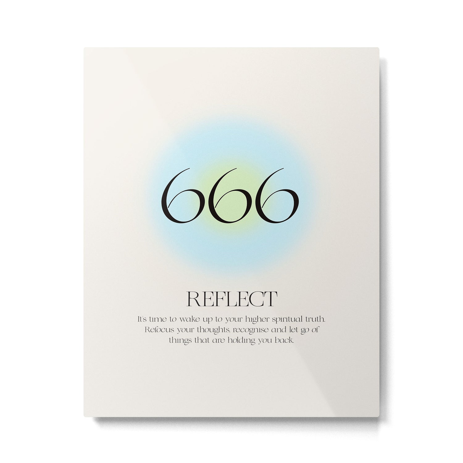 Angel Number 666 | Reflect  Metal Print Gallery Image 4