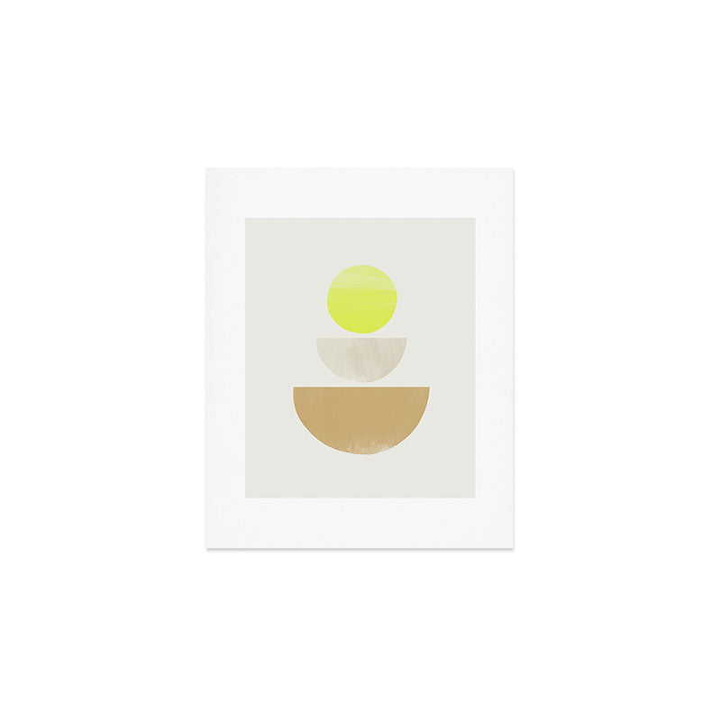 Balancing Shapes NO.1 | Neon Art Print Gallery Image 1