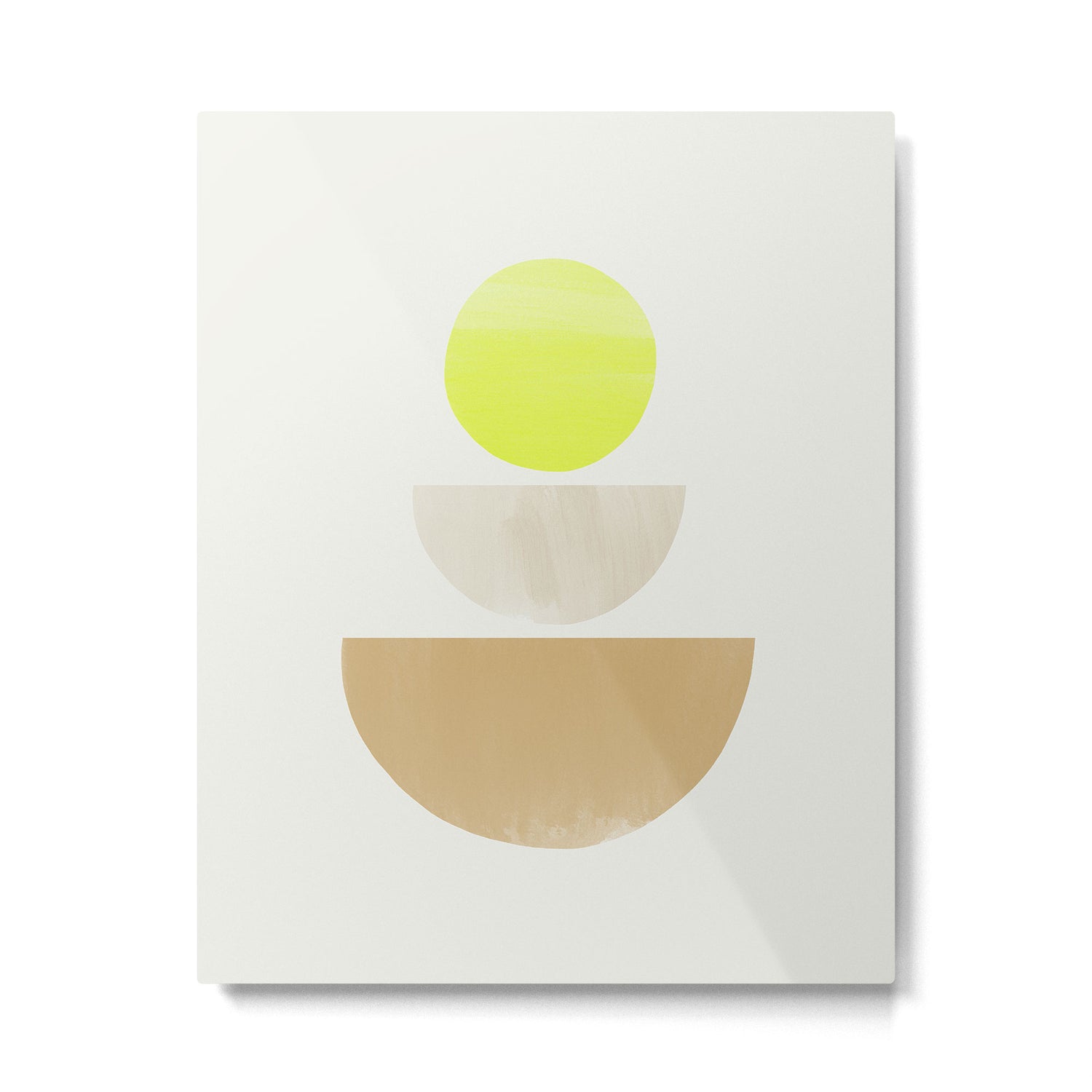 Balancing Shapes NO.1 | Neon Metal Print Gallery Image 6