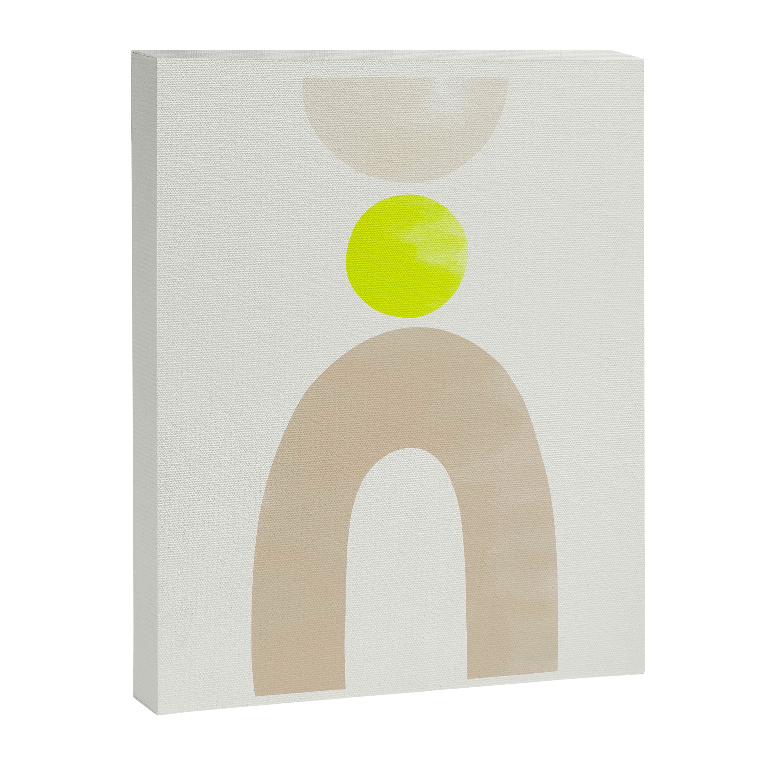 Balancing Shapes NO.3 | Neon Canvas Print Gallery Image 8