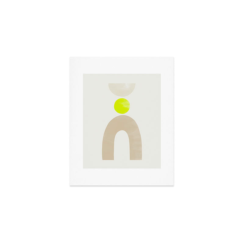 Balancing Shapes NO.3 | Neon Art Print Gallery Image 1