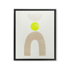 Balancing Shapes NO.3 | Neon Framed Canvas Print Gallery Image 8