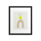 Balancing Shapes NO.3 | Neon Framed Art Print Gallery Image 6