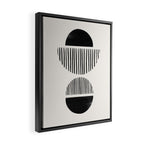 Balancing Stripes NO.1 | Black Framed Canvas Print Gallery Image 2
