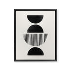Balancing Stripes NO.2 | Black Framed Canvas Print Gallery Image 6