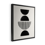 Balancing Stripes NO.2 | Black Framed Canvas Print Gallery Image 2