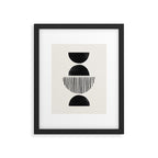 Balancing Stripes NO.2 | Black Framed Art Print Gallery Image 5