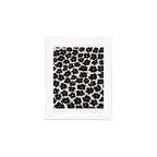 Daisies Pattern NO.1 | Black White Art Print Gallery Image 1